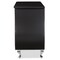 Baxton Studio Enzo Modern and Contemporary Black Faux Leather 6-Drawer Dresser 120-6440 - alternate 4
